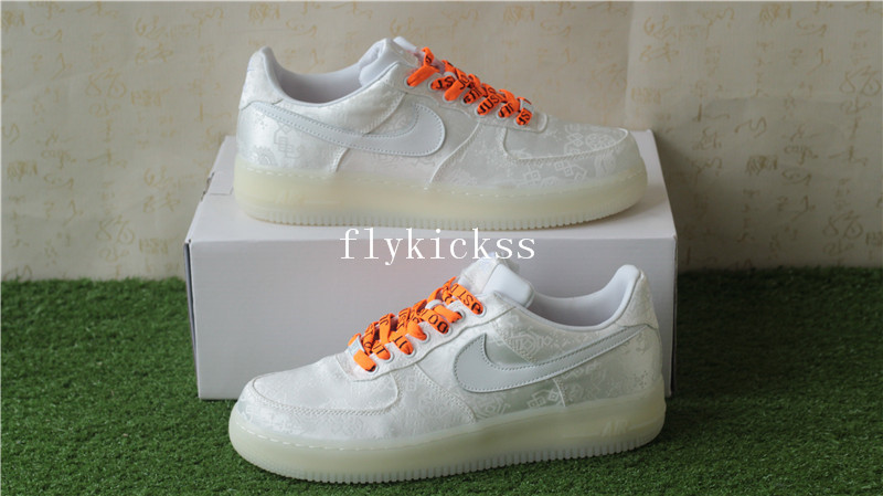 Clot x Nike Air Force 1 Premium Triple White